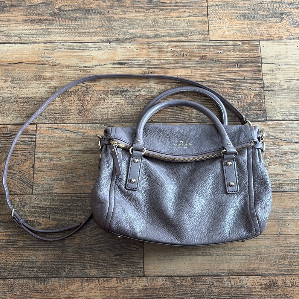 Kate Spade Gray Shoulder Bag